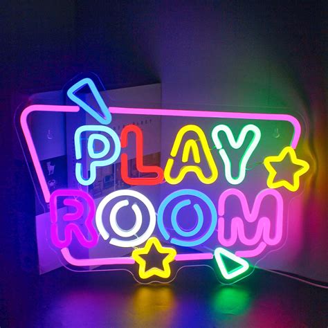 Yeni Yıldız Neon Burcu Fabrikası Oyun Room17x14 İnç